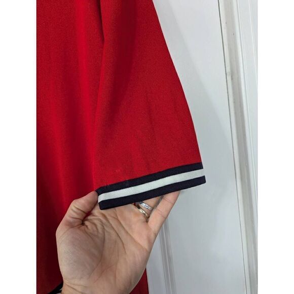 Exclusively Misook Cardigan‎ women's size 2X red blue patriotic plus size - Picture 8 of 10